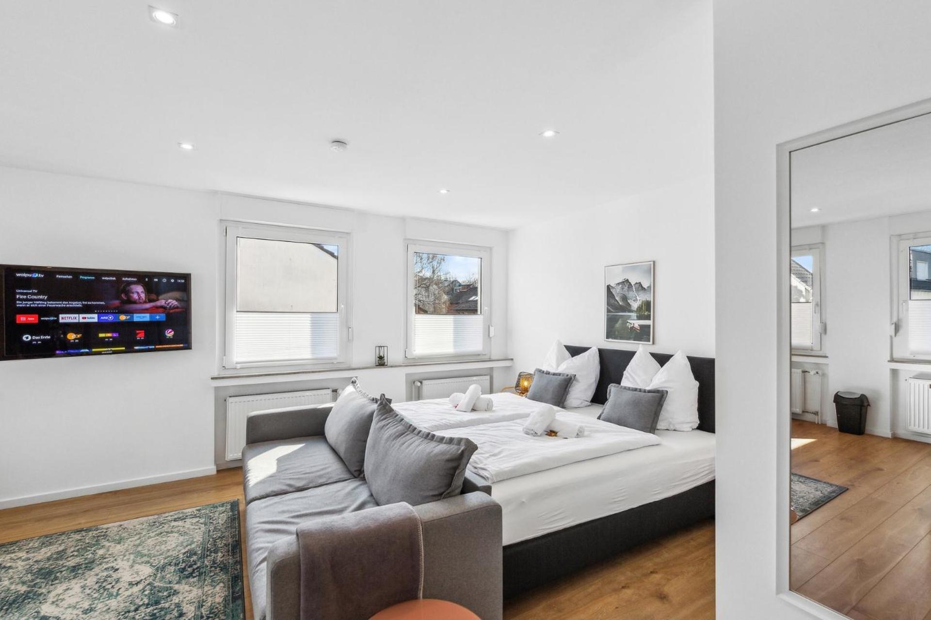 Citychalet-Uni- Boxspringbett Kueche-Ruhig-Parkplatz بوخوم المظهر الخارجي الصورة
